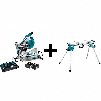 Miter Saw Kit Cordless 10 in Blade Dia MPN:XSL04PTU/WST06