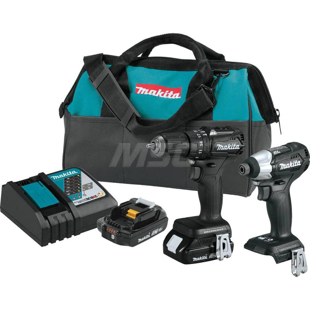 Cordless Tool Combination Kit: 18V, 2 Pc MPN:CX202RB