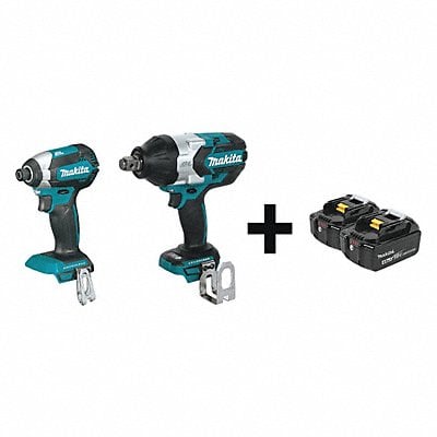 Cordless Combination Kit 2 Tools 18V DC MPN:XDT13Z  XWT07Z + BL1840B-2