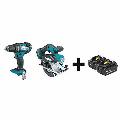 Cordless Combination Kit 2 Tools 18V DC MPN:XFD10Z  XSC02Z + BL1840B-2