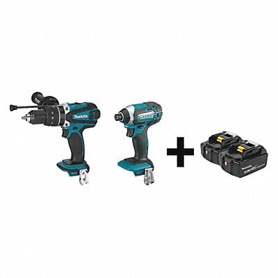 Cordless Combination Kit 2 Tools 18V DC MPN:XPH03Z  XDT11Z + BL1840B-2