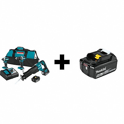 Cordless Combination Kit 18V DC 3 Tools MPN:XT328M/BL1850B