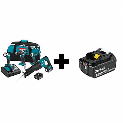 Cordless Combination Kit 18V DC 4 Tools MPN:XT447T/BL1850B