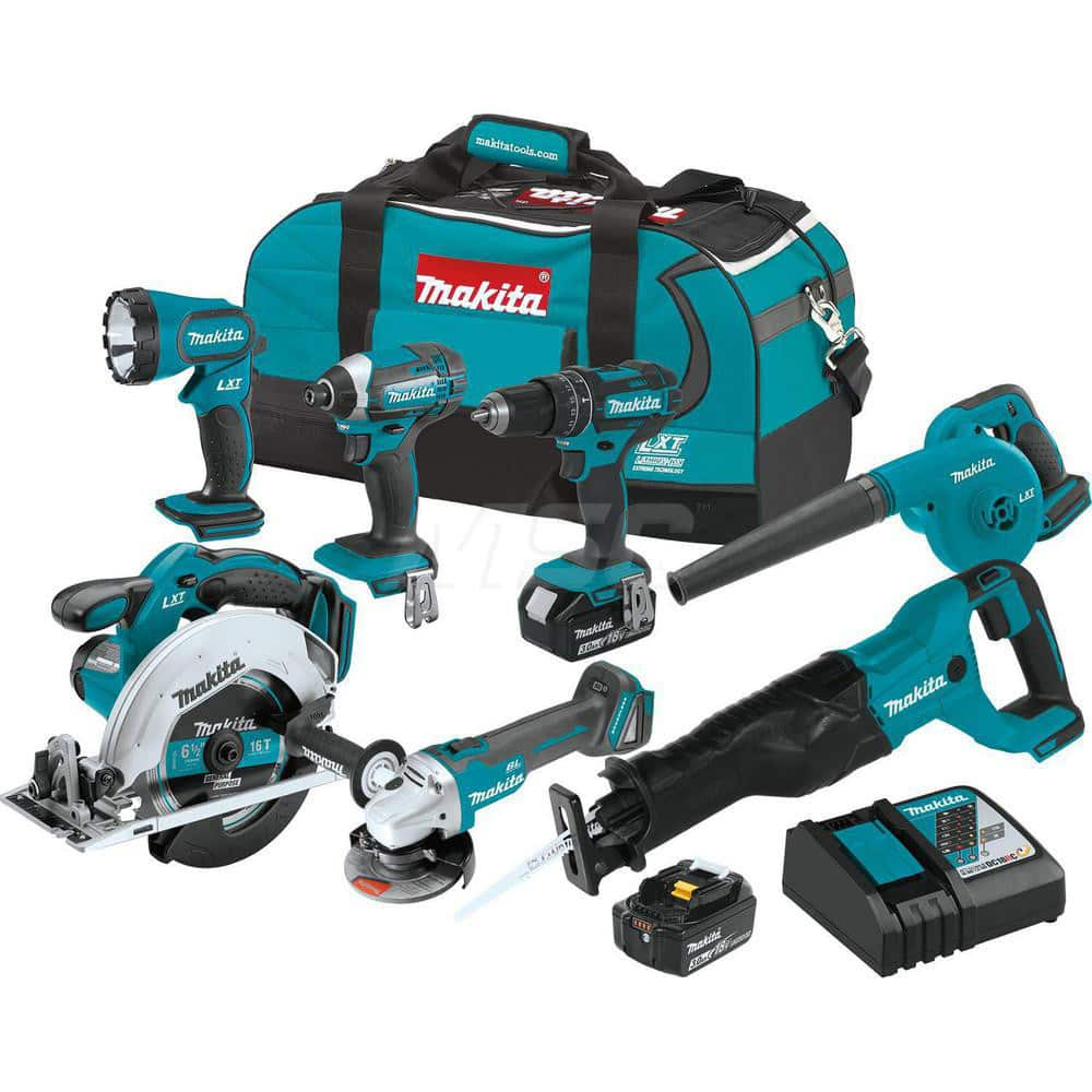 Cordless Tool Combination Kit: 18V, 7 Pc MPN:XT706