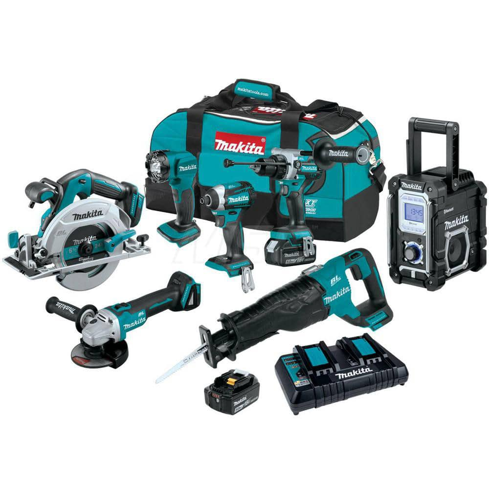 Cordless Tool Combination Kit: 18V, 7 Pc MPN:XT707PT