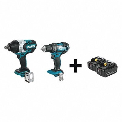 Cordless Combination Kit 2 Tools 18V DC MPN:XWT07Z  XFD10Z + BL1840B-2