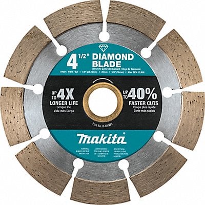 Diamond Blade 4-1/2 Segmented General MPN:B-69593