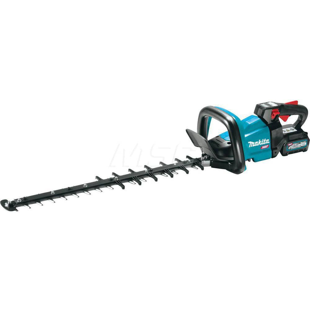 Hedge Trimmer: Battery Power, Double-Sided Blade, 24