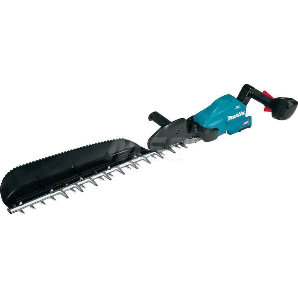 Hedge Trimmer: Battery Power, Single-Sided Blade, 24