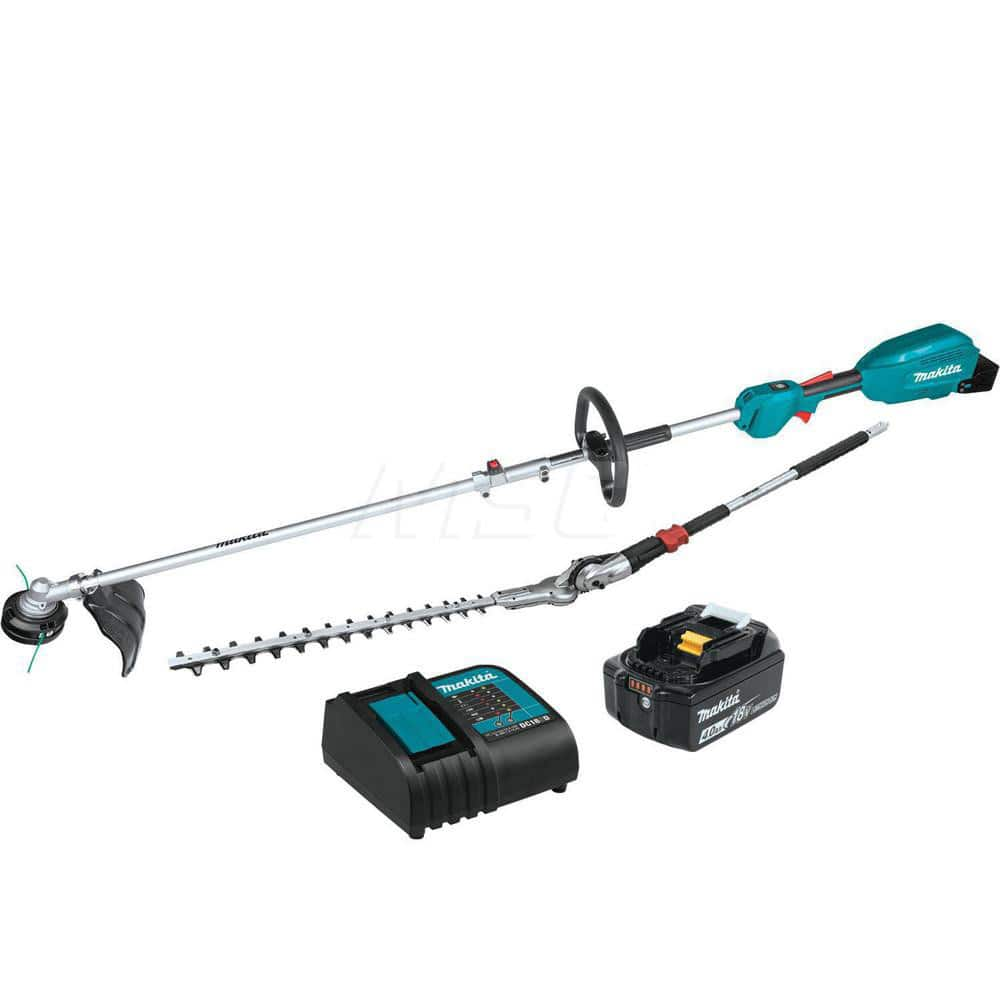 Hedge Trimmer: Battery Power, Double-Sided Blade, 20