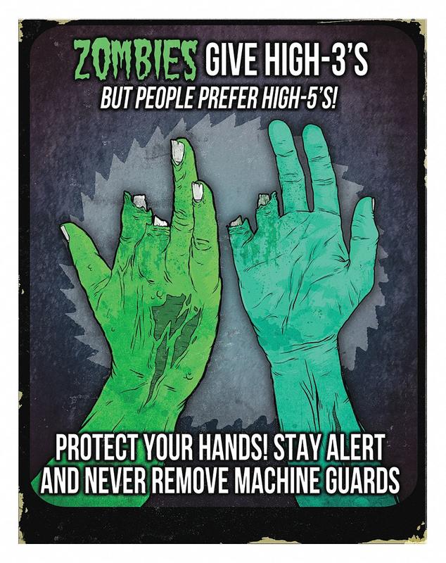 Safety Poster 12 in x 16 in Paper MPN:31P-103-02