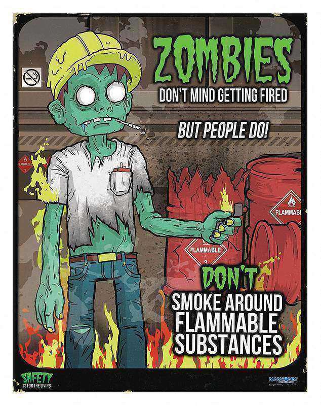 Safety Poster 12 in x 16 in Paper MPN:31P-105-02