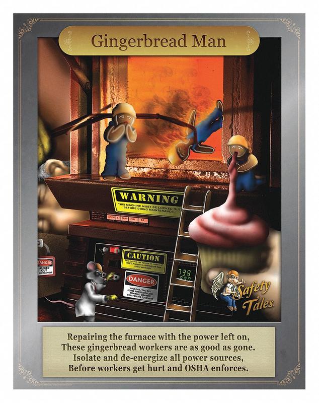Safety Poster 21 in x 27 in Paper MPN:31P-209-01