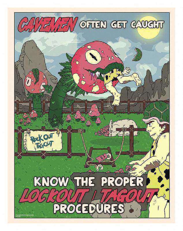 Safety Poster 12 in x 16 in Paper MPN:31P-619-01