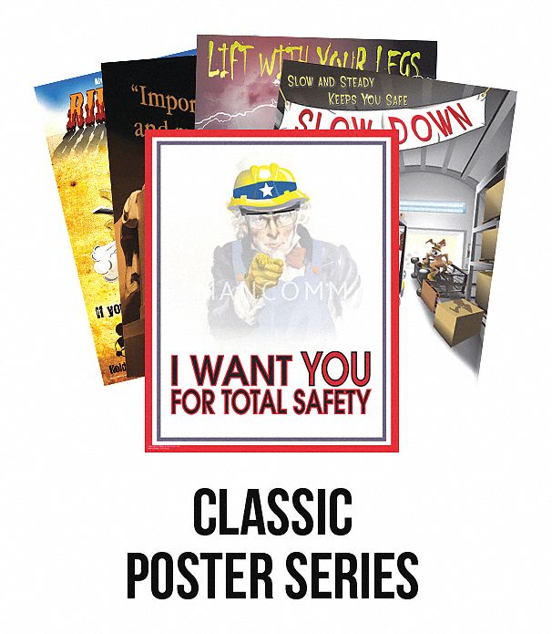 Safety Poster 12 in x 16 in Paper MPN:31P-PKG-02