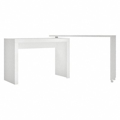 Nested Desk Swivel feature White MPN:33AMC6