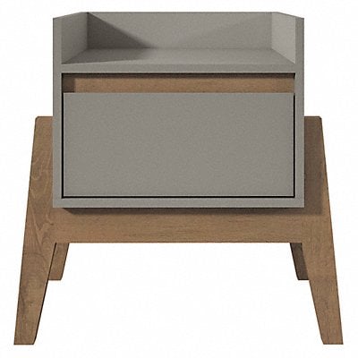 Full Extension Drawer Nightstand Grey MPN:350755