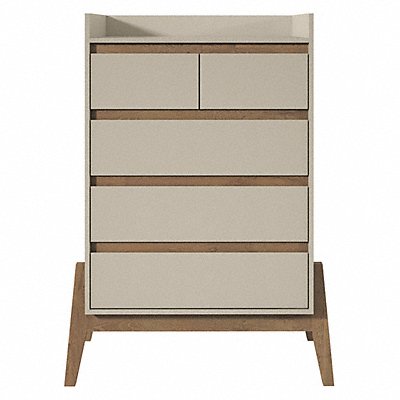 Tall Dresser 5 Drawers White 48.23 MPN:350844