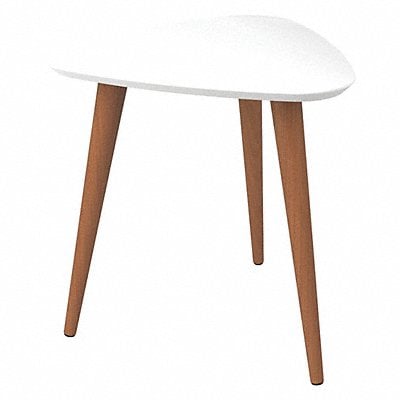 End Table High Triangle Wht 19.68 MPN:89851