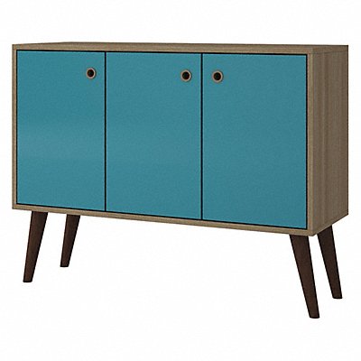 Buffet Stand Oak/Aqua 35.43 MPN:94AMC134