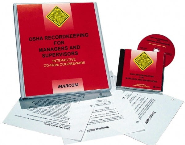 OSHA Recordkeeping for Managers & Supervisors, Multimedia Training Kit MPN:C0000150ED