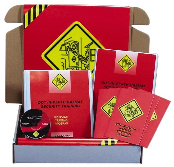 DOT In-Depth HazMat Security Training, Multimedia Training Kit MPN:K0000399EO