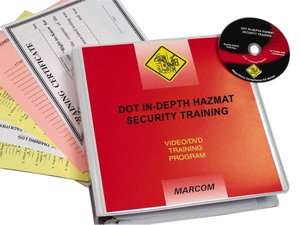 DOT In-Depth HazMat Security Training, Multimedia Training Kit MPN:V0003209EO