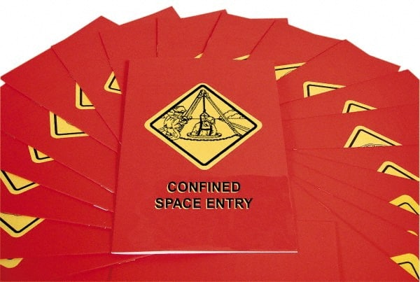 15 Qty 1 Pack Confined Space Entry Training Booklet MPN:B000CFS0EX