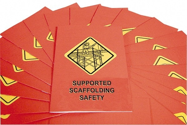 15 Qty 1 Pack Supported Scaffolding Safety Training Booklet MPN:B000SPS0EX