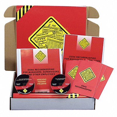 SafetyTrainingKit DVD OSHARecordkeeping MPN:K0000189EO