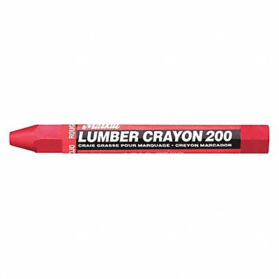 Lumber Crayon Red 1/2 Size PK12 MPN:80352