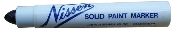 Solid Paint Marker: Black, Alcohol-Based, Soft Crayon Point MPN:28773