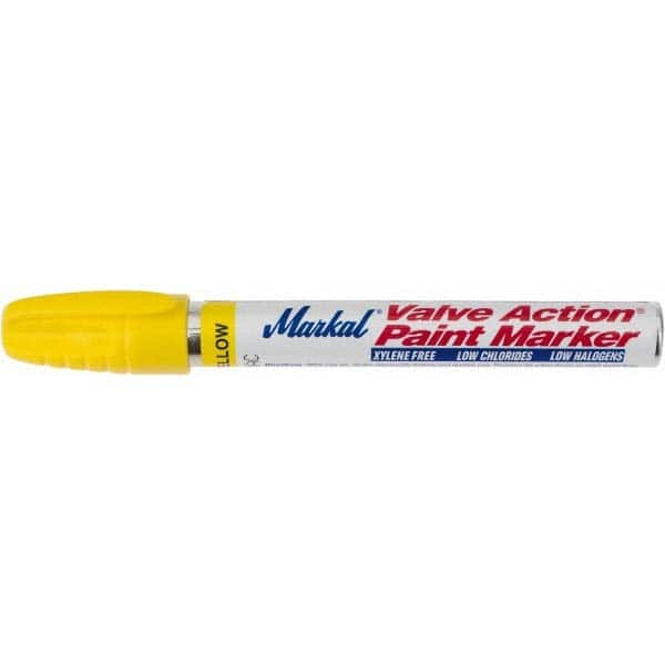 Permanent Marker: Yellow, Felt Point MPN:96821X60