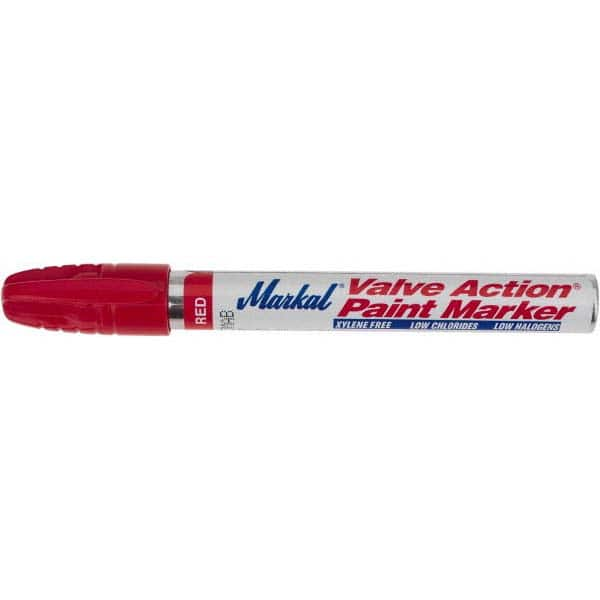 Permanent Marker: Red, Felt Point MPN:96822X60