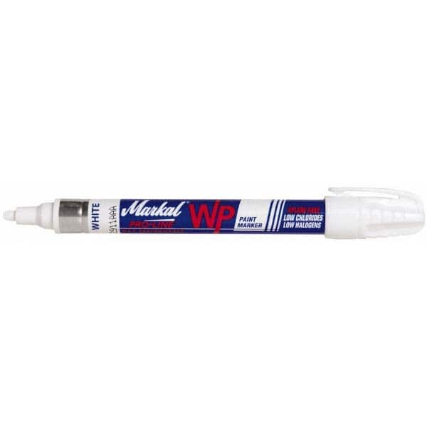 Solid Paint Marker: White, Bullet Point MPN:96930X48