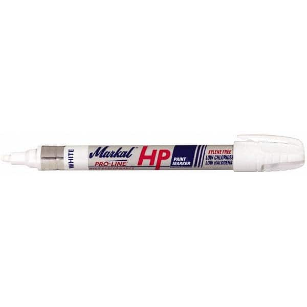 Solid Paint Marker: White, Bullet Point MPN:96960X48