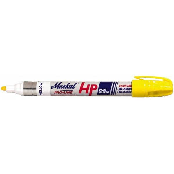 Solid Paint Marker: Yellow, Bullet Point MPN:96961X48