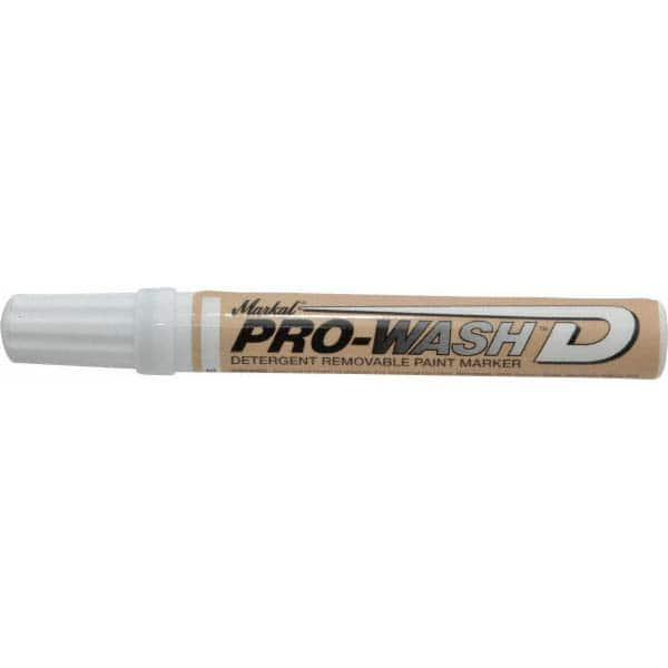 Solid Paint Marker: White, Fine Point MPN:97010X48