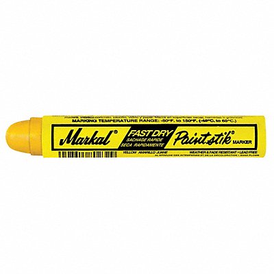 Paint Crayon 11/16 in Yellow PK12 MPN:82721