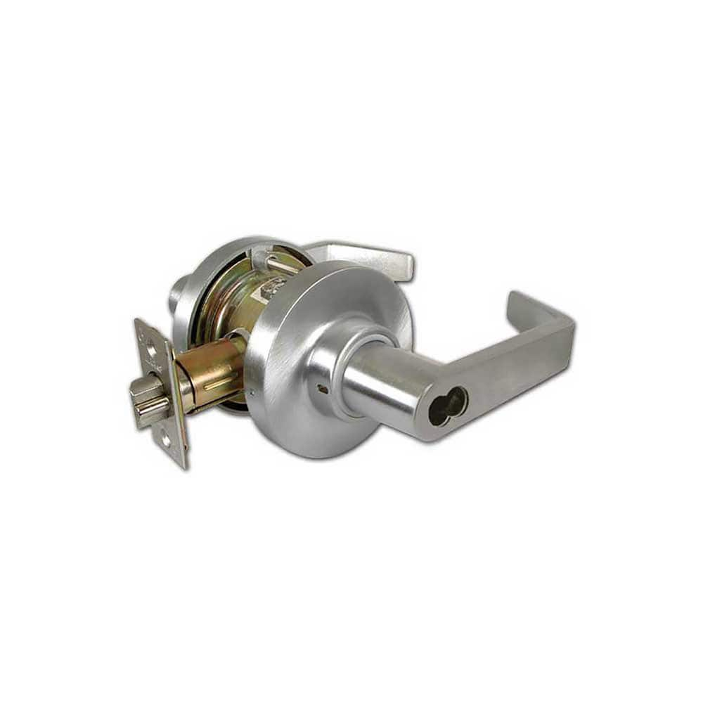 Lever Locksets, Lockset Type: Entry , Key Type: Keyed Different , Material: Steel , Finish: Satin Chrome , Strike Type: ASA Strike  MPN:175RAB-26D