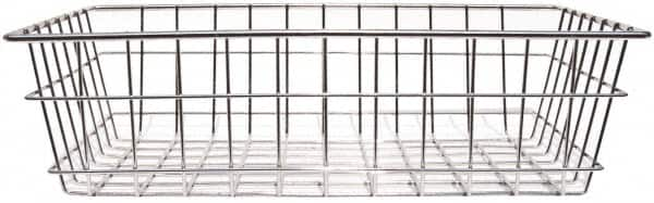 Wire Basket: Rectangular, Steel MPN:00-150-12