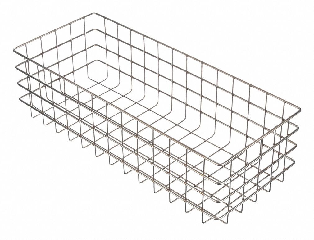 Storage Basket Rectangular Steel MPN:00778002-39