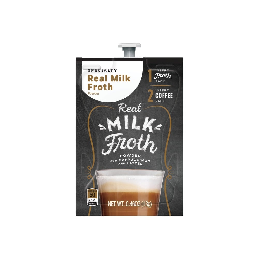 FLAVIA Coffee ALTERRA Single-Serve Coffee Freshpacks, Real Milk Froth Powder, Carton Of 72 (Min Order Qty 2) MPN:A122UOM