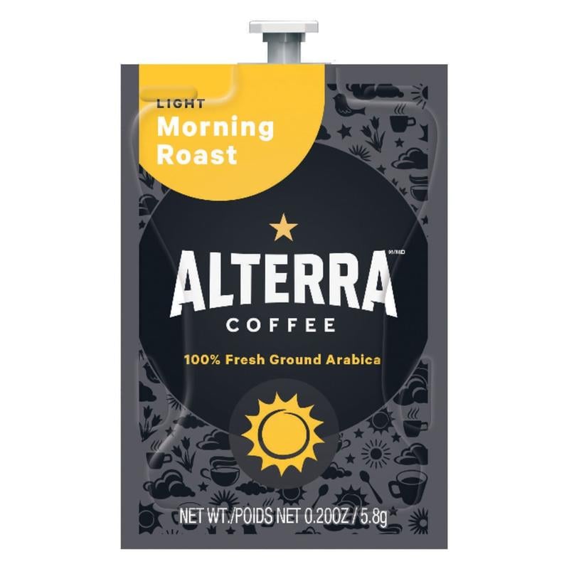 FLAVIA Coffee ALTERRA Single-Serve Coffee Freshpacks, Morning Roast, Carton Of 100 MPN:A182