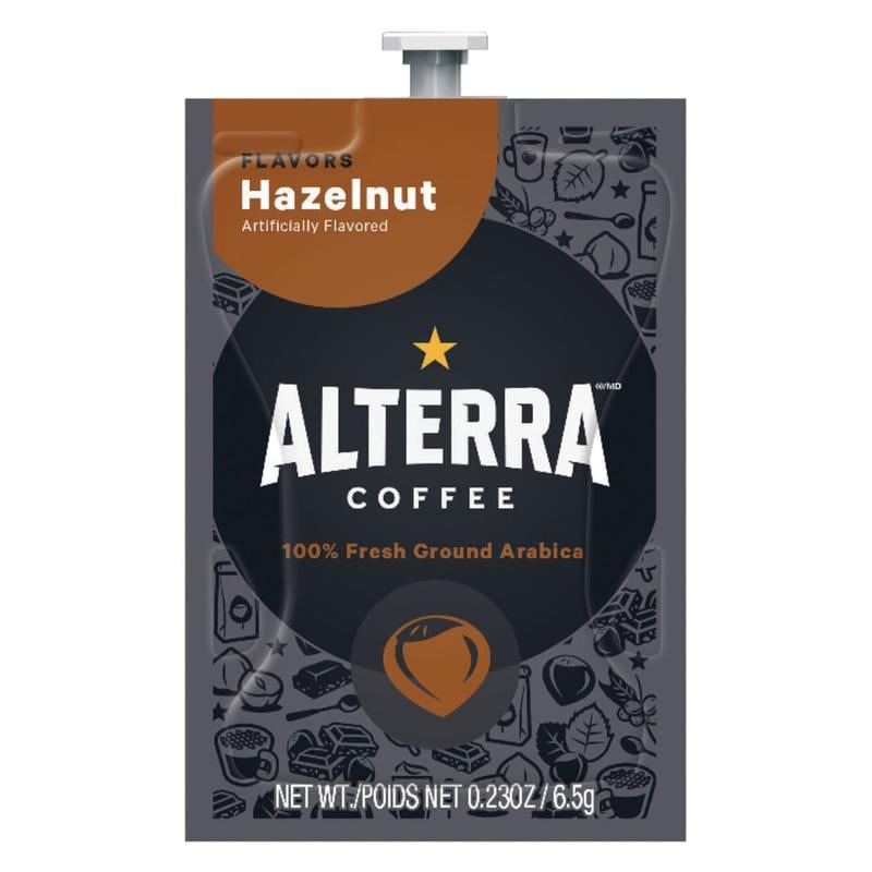 FLAVIA Coffee ALTERRA Single-Serve Coffee Freshpacks, Hazelnut, Carton Of 100 MPN:A185