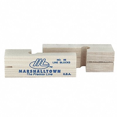 Line Blocks 3-3/4 In Hardwood Pair MPN:86