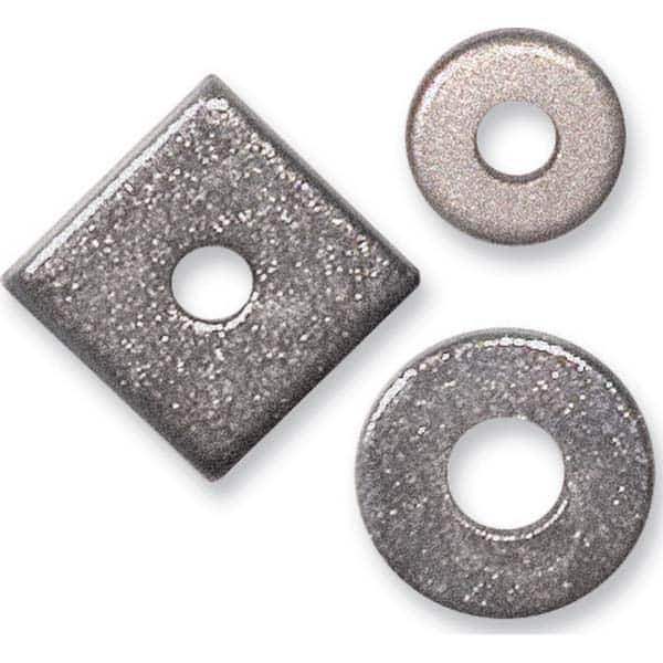 Blind Rivet Backup Washers, Rivet Diameter: 0.125 , Inside Diameter: 0.125 , Outside Diameter: 0.5 , Finish: Zinc Plated , Size Code: 4  MPN:M50654