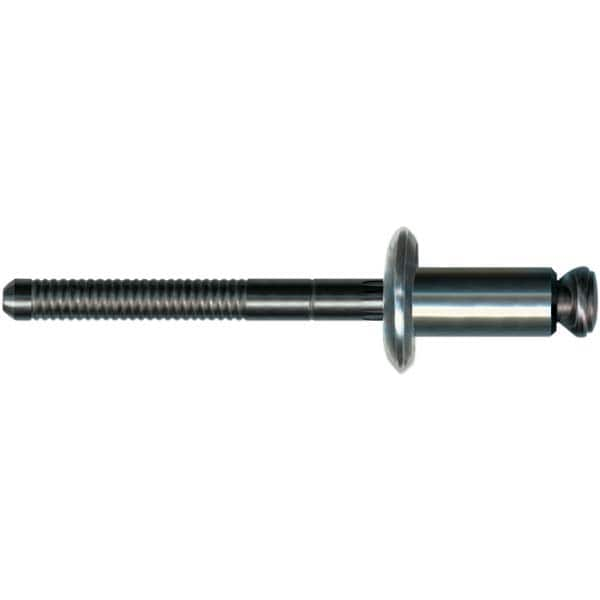 Peel Blind Rivet: Size 810, Dome Head, Aluminum Body, Steel Mandrel MPN:M52375