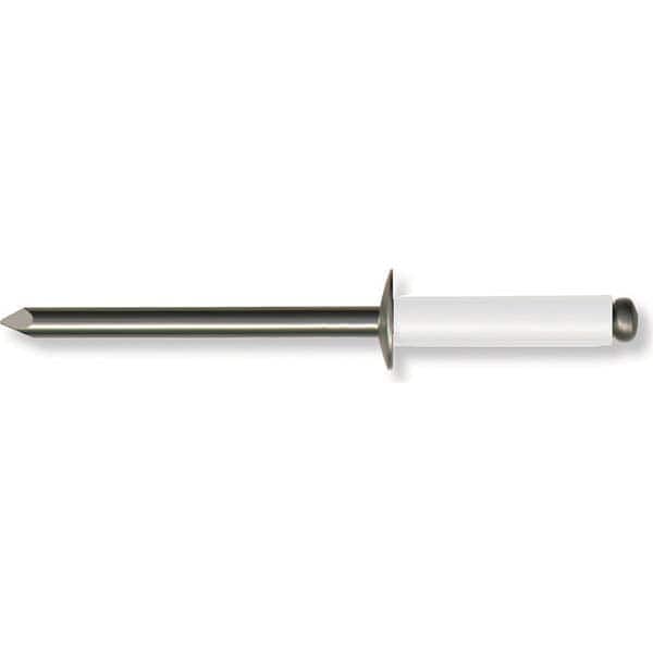 Color Coded Blind Rivet: Size 43, Button Head, Aluminum Body, Aluminum Mandrel MPN:M53007