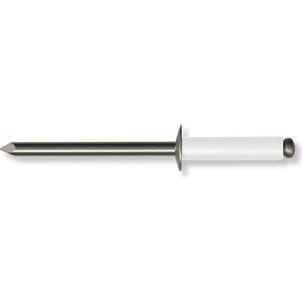 Color Coded Blind Rivet: Size 44, Button Head, Aluminum Body, Aluminum Mandrel MPN:M53009